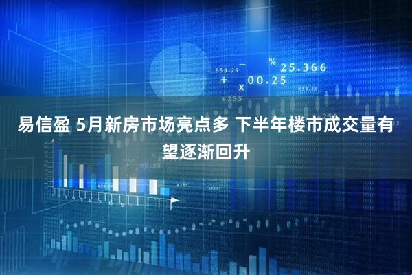 易信盈 5月新房市场亮点多 下半年楼市成交量有望逐渐回升