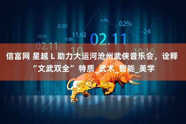 信富网 星越 L 助力大运河沧州武侠音乐会，诠释 “文武双全” 特质_武术_智能_美学